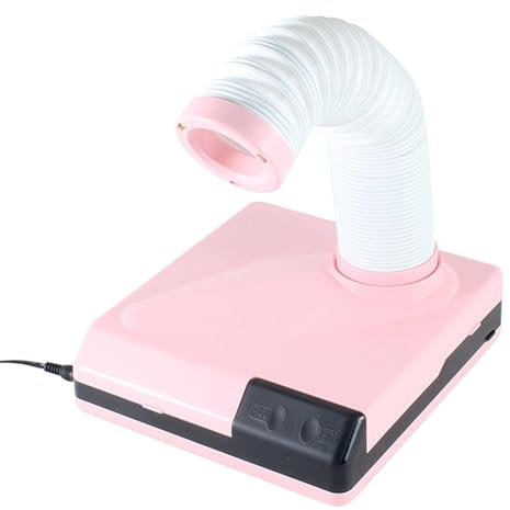 Nageldammuppsamlare maskin – 60 W nageldammdammsugare med LED-ljus för gör-det-själv svetsning arbete lödstation A, skrivbord mini storlek lödning rökabsorberande, slipning damm sugmaskin