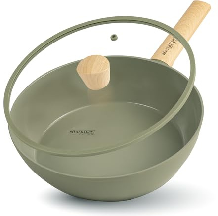 Römerkruka friteringspanna 26 cm med lock