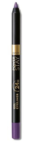 AVON Power Stay Matita Contornaocchi Gel 24 Ore – Ultraviolet | Matita Occhi Viola Intenso Waterproof A Lunga Tenuta