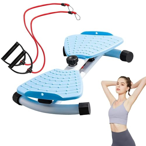 Magtwist fotplatta - Hemma Kärntränare med elastiska band, fotbräda för magvridning - lämplig för kvinnor och män, hem, lägenhet, gym och fitness
