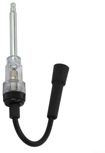 Tester per accensione automobilistica, strumento per diagnosticare le condizioni di scintilla mancanti e controllare la continuità del circuito sulla maggior parte dei veicoli, nero