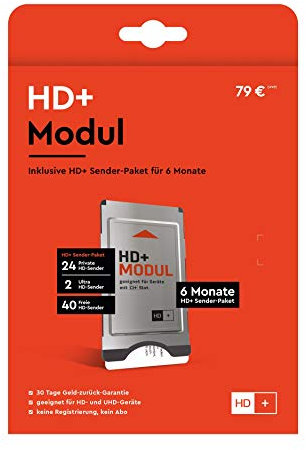 SmardTV CI+ - Módulo CI+ de televisión de pago (programas HD, 12 meses)