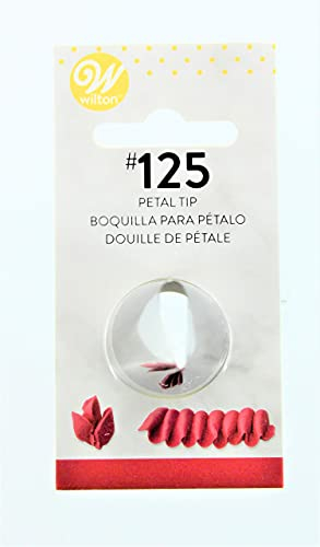 Wilton Blister Cornetto Petalo N.125 Blister Cornetto Petalo N.125, Acciaio, Argento,
