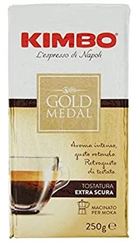 4x Kimbo GOLD MEDAL Aroma Ground Italian Coffee Espresso 250g