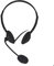 Link CUFFIA CON MICROFONO ORIENTABILE, CONNETTORE USB E CONTROLLO VOLUME, nero