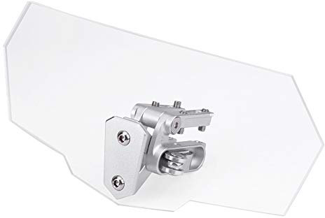Deflector de Parabrisas Universal Ajustable para Parabrisas de Motocicleta Adecuado para