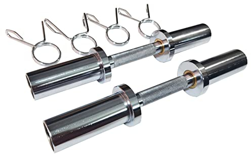 qibylift Olympic Kurzhantelstange 50mm - Verstellbare Dumbbell Bars für Hantelscheiben, gewichte hantel langhantel 16 Dumbbell Set Ideal für Home Gym & Krafttraining