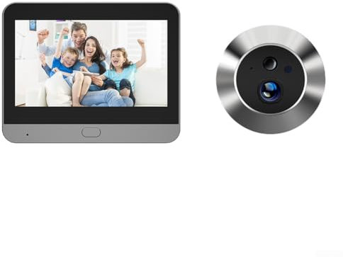 Caméra judas numérique HD pour appartement, moniteur couleur 4 3 pouces, connectivité WiFi
