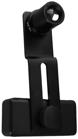 banapoy Mikroskoplins mobiltelefonadapter, mikroskop smartphone kamera adapterhållare, för mikroskop okular rör 23,2 mm, lämplig för smartphones med en bredd på 70 till 90 mm