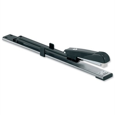 5 Star Stapler Long Arm Full Strip 320mm Reach Capacity 20 Sheets Black Ref