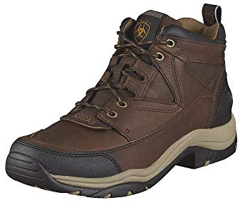 ARIAT Terrain Hiking Boot– Men’s Leather Outdoor Hiking Boots, Distressed Brown, 8.5