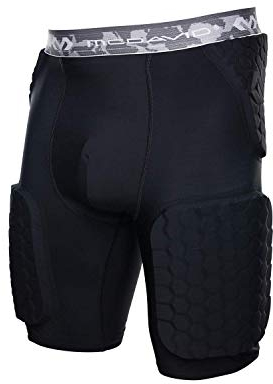 Mcdavid - Pantalones Cortos de protección para Hombres y Mujeres - Diseñados para Practicar Deportes: Baloncesto, Rugby, Balonmano, Foot us…