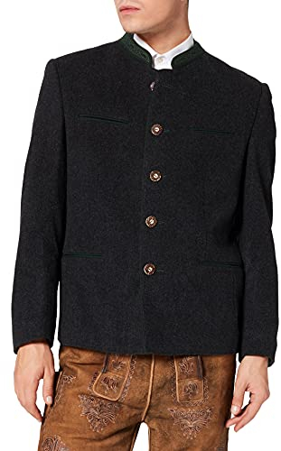 Stockerpoint Stachus Herren Trachtenjanker, Anthrazit, 52