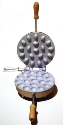 CBE elettrodomestici 8080200 Gaufrier à gaufrettes en forme de coquille 19 cm Fabriqué en Italie