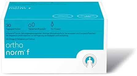 orthomed orthonorm® f (5 Tabletten / 3 Kapseln) 30 Tagesportionen (168g)