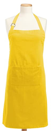 DII Everyday Basic Kitchen Collection, Chef Apron, Yellow