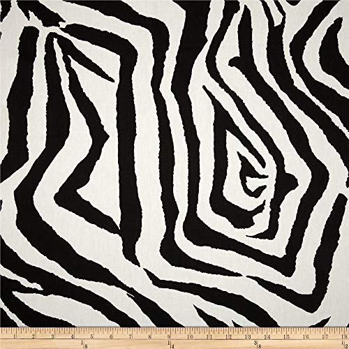 Premier Prints Zebra Black, Fabric by the Yard