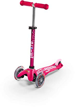 Micro Kickboard | Mini Kids Scooter for Ages 2-5 | Children up to 110 lbs | 3 Wheel Lean-to-Steer Design | Adjustable T Bar | Smooth Ride PU Wheels | Swiss Design