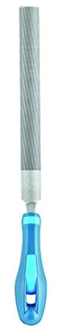 Pferd 11235158 Cut 3 Type Half-Round File, Silver/Blue, 150 mm