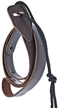 Planet Waves D'Addario Accessories Leather Mandolin Strap - Mandolin Accessories - Cradle Style - Brown