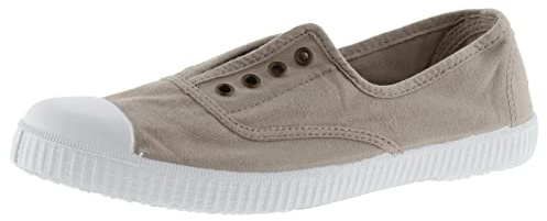 victoria Sneaker Unisex 1915 Tela Tinta Drec & Elastico Centrale & Punta Rinforzata 106627 per Bambini Beige 24