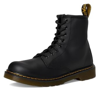 Dr. Martens Delaney Black Softy, Scarpe Brogue Stringate Unisex – Bambini, Nero, 36