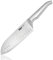 Furi Pro East/West Santoku Knife 17cm, Perfect Combination of a Large Chef's Knife and a Cleaver for Superior Cutting Performance and Versatility, Stainless Steel Blade, 25-Year Guarantee