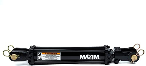 Maxim TC Hydraulic Tie-Rod Cylinder – Double-Acting – 2 Bore x 4 Stroke – 2500 PSI – 7850 lb Column Load – 14.25 Retracted – 1.125 Rod – 3/8 NPT Ports – Part Number 218297