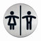 Durable 492023 Pictogramme Wc Femmes Et Hommes 83 mm