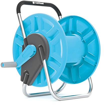 CELLFAST Schlauchtrommel Schlauchaufroller Korrosionsbeständig Gartenschlauch Aufroller Verhindert Schlauchknicken 1/2 60 m Aluplus
