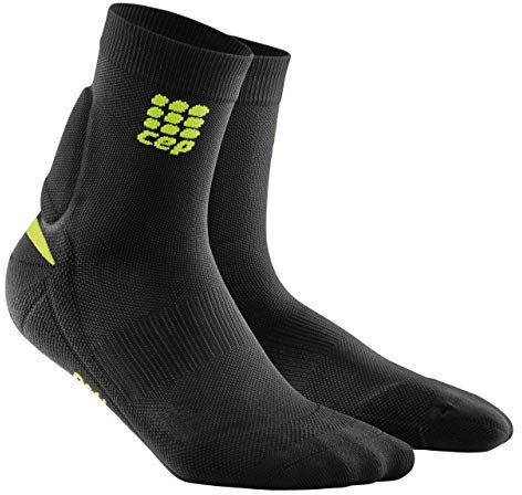 CEP Herren Achilles-Support-Kompressionsstrümpfe, Herren, schwarz/grün, 5