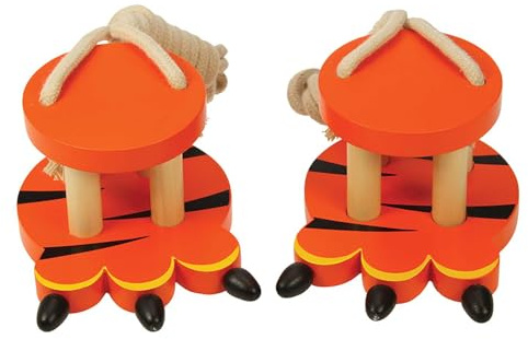 Bigjigs Toys Holz-Tigerstelzen - Stelzen
