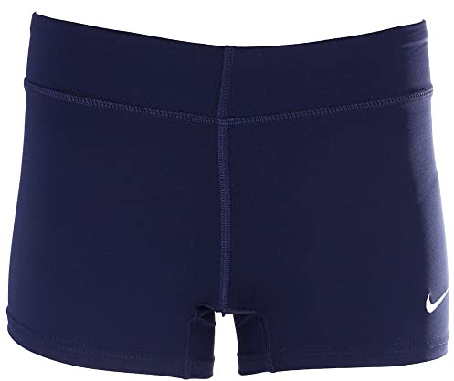 Nike Girls Performance Game Shorts Youth (Large, Navy)
