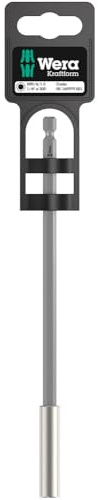 Wera 05160979001 899/4/1 S Universal Bit Holder with Strong retaining Ring Magnet, Colour, 1/4 x 200 mm
