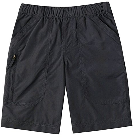 Chaps Big Boys Pull-On Cargo Shorts (Medium (10/12), Mechanic Grey)