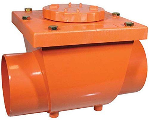 It.Re VALVOLA ANTIRIFLUSSO IN PVC ROSSO - Diam. 160