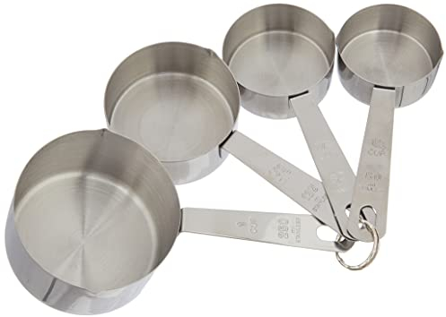 Lacor-67007-MEASURING CUP 4 PCS. SET S/S. 18%Cr, Noir