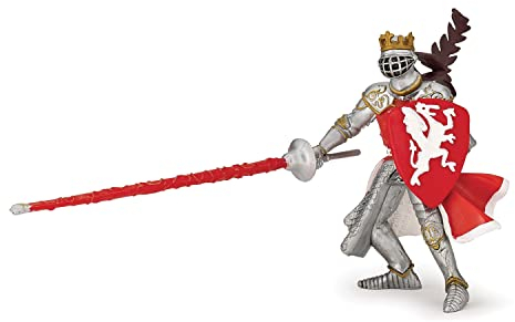 Papo 39386 Red dragon king MEDIEVAL-FANTASY Figurine, Multicolour