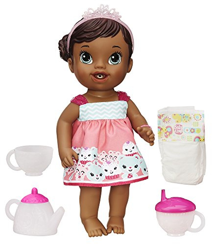 Baby Alive Lil' Sips African American Baby Has a Tea Party Doll