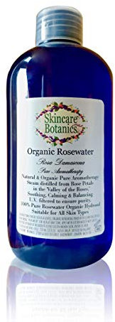 Skincare Botanics Rosewater | 100% Natural and Organic Rosa Damascena Floral Water | Hydrating, Soothing & Purifying | Naturally Fragrant | 250ml