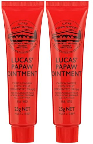 Lucas' Papaw Remedies Ointment 25g Tube - 2 Pack - Made in Australia