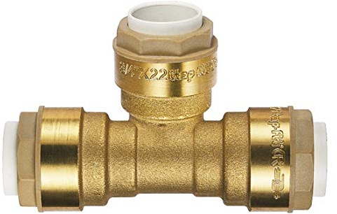 Messing T-Kopplungsanschluss ITAP-FIT® Steckfitting 15x15x15