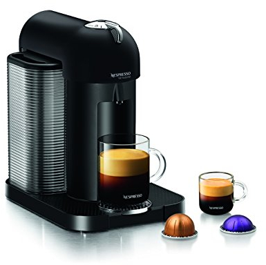 Nespresso Vertuo GCA1-US-BM-NE VertuoLine Coffee and Espresso Maker, Plastic, Matte Black