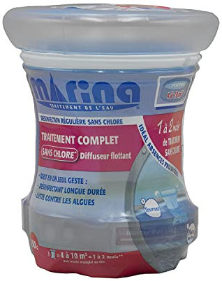 Traitement Complet Diffuseur Flottant sans Chlore - 4 à 10 m³