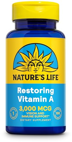 Nature's Life Vitamin A 10,000 IU | 100 ct