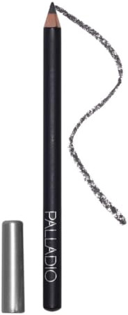 Palladio Wooden Eyeliner Pencil, Thin Pencil Shape, Easy Application, Firm yet Smooth Formula, Perfectly Outlined Eyes, Contour and Line, Long Lasting, Rich Pigment, Charcoal