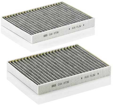 Original MANN-FILTER Innenraumfilter CUK 2736-2 – Kabinenluftfilter Satz (2er Set) – Für PKW