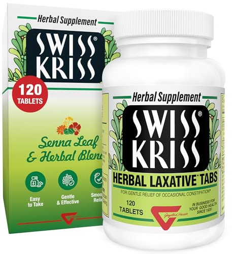 Swiss Kriss Herbal Laxative Tablets 120 ea