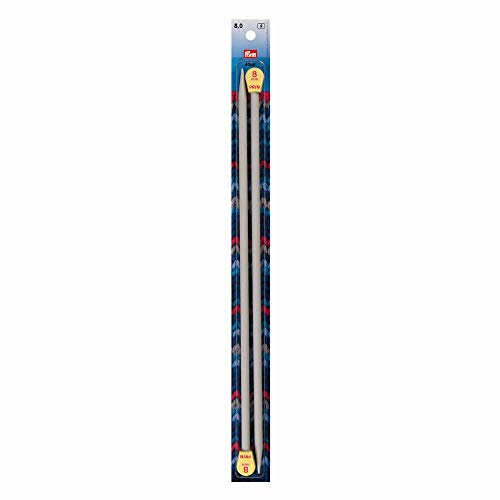 Prym 218230-1 Knitting Needles, Plastique, Gris, 8 mm