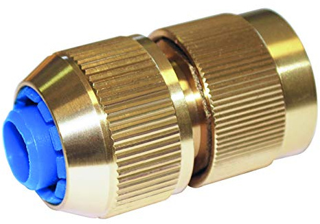 Boutté – Raccord automatique 3 billes Ø15 mm – Raccord rapide d’arrosage – Compatible tuyau 1/2 – Laiton/ABS haute résistance